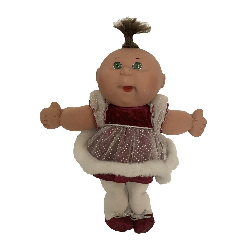 Cabbage Patch Kid Doll 1991 with Christmas Outfit READ